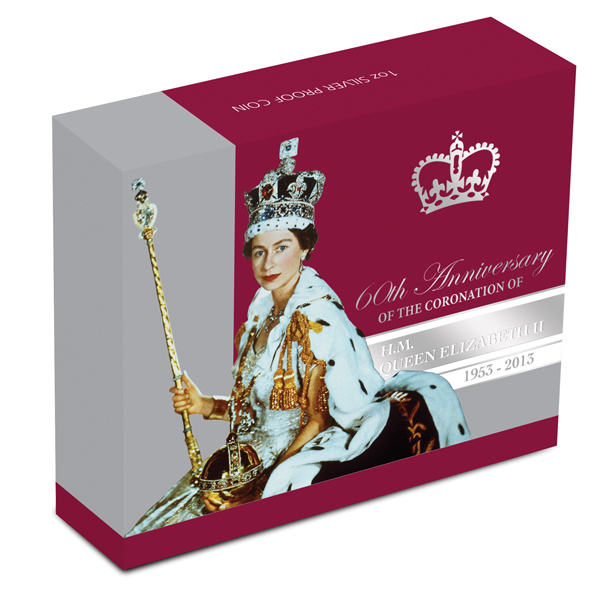Australia Silver HM Queen Elizabeth II 60th Anniversary of Coronation