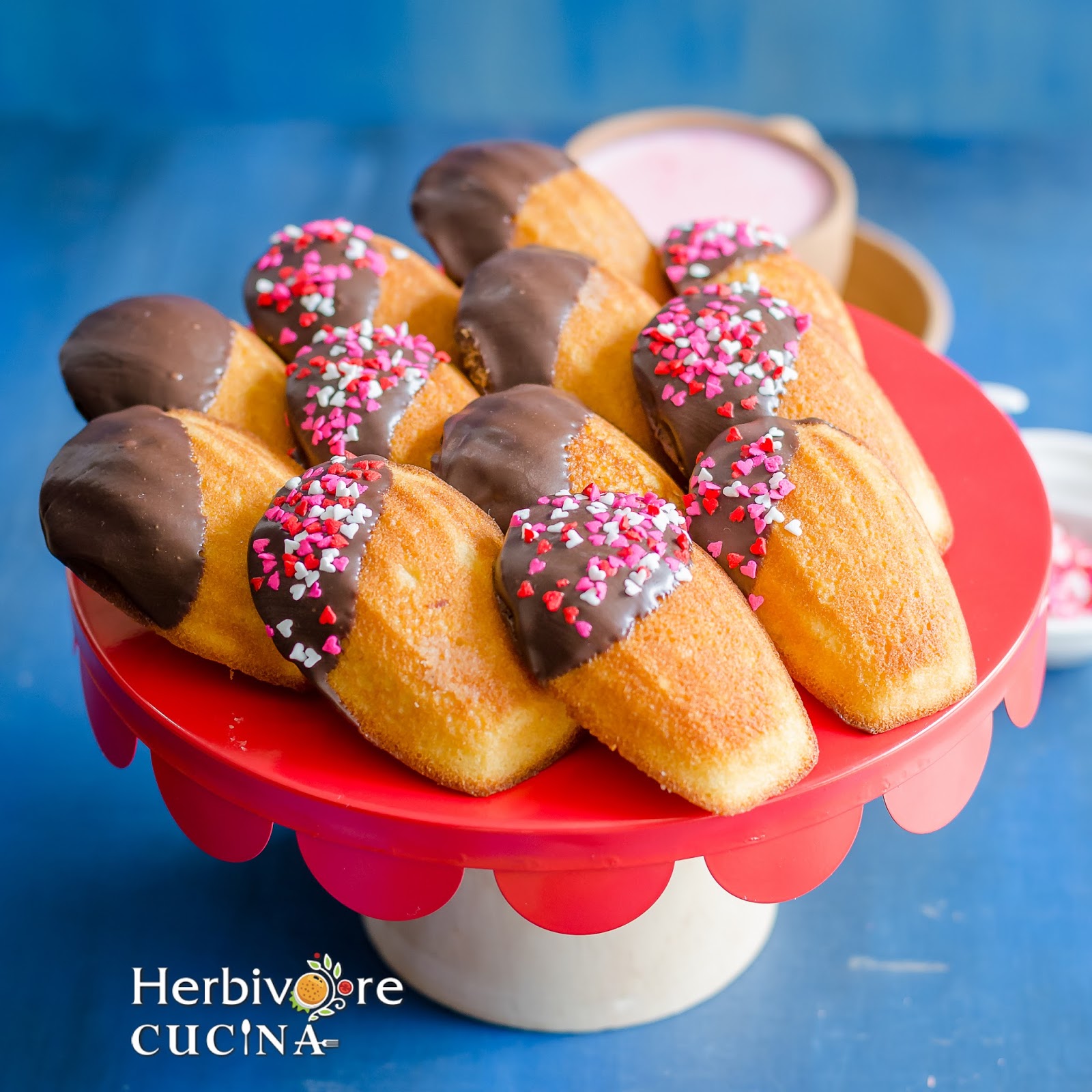 Herbivore Cucina Chocolate Dipped Madeleines