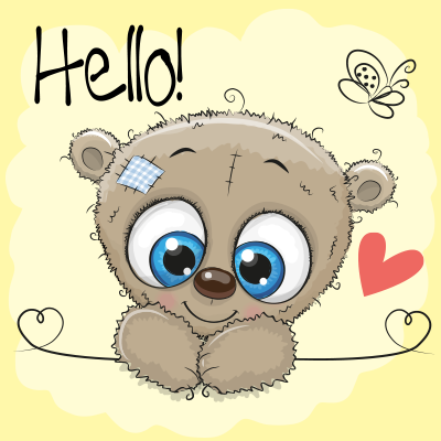 hello teddy bear