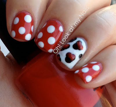 Oh! Look at my Nails: Minnie Mouse Nails