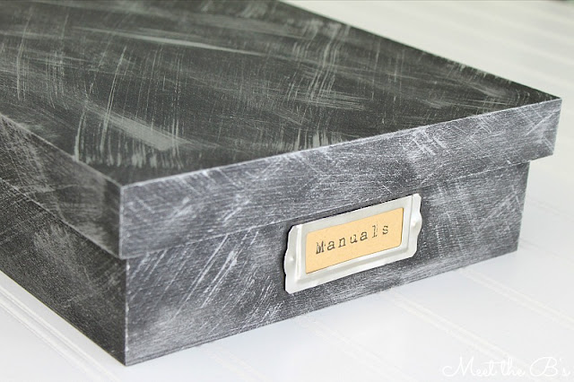 How to get a faux aged metal look with metallic craft paint #monthlydiychallenge