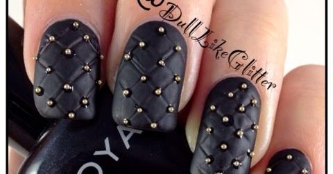 Saving the World One Nail at a Time: Quilted Studded Nails