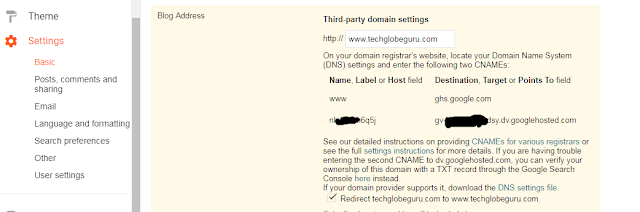 Blogger Me Custom Domain Set kare Blogger Me Custom Domain Set kaise karee