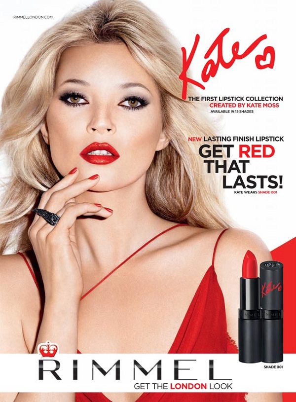 Kate Moss' Rimmel collection - Celebrating 10 years with Rimmel