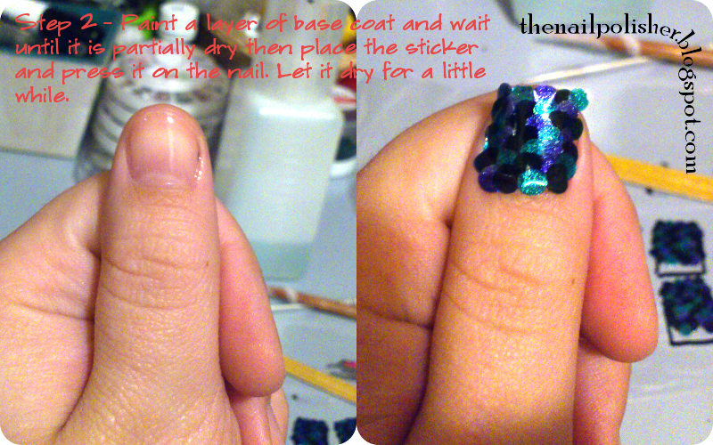 The Nail Polisher Tutorial How to apply Nail Sticker of nail polish