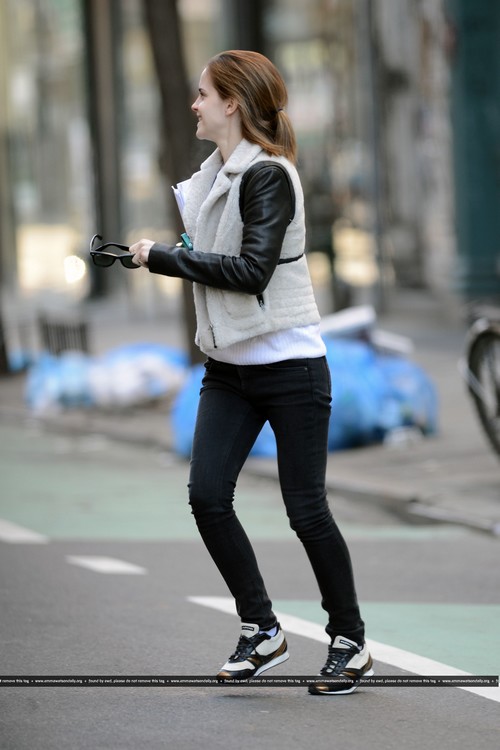 Emma Watson in NYC February 21, 2013.
