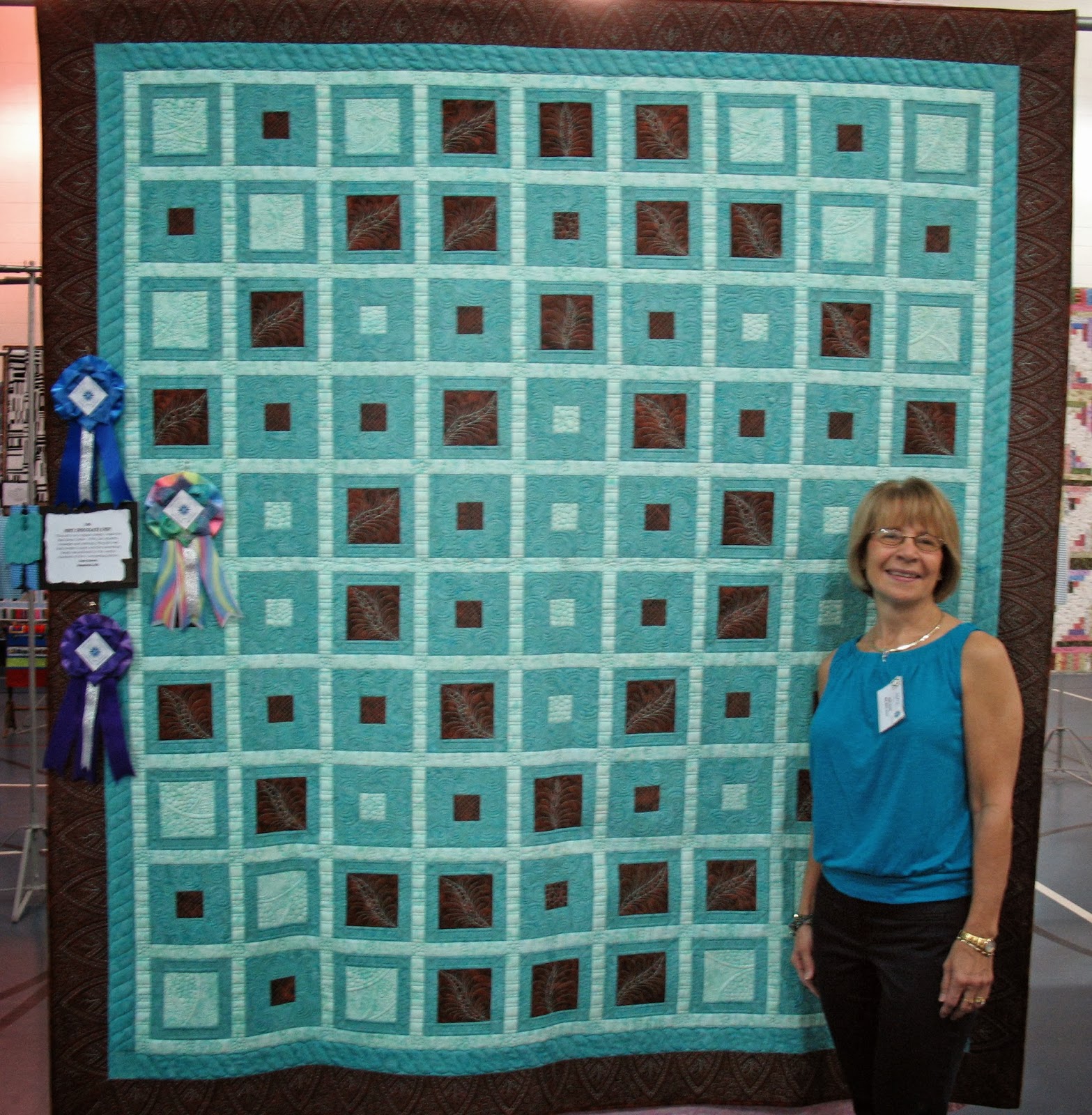 Mad About Quilts Mint Chocolate Chip Quilt Is A Winner!