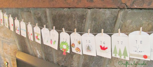 Little envelopes with decorations