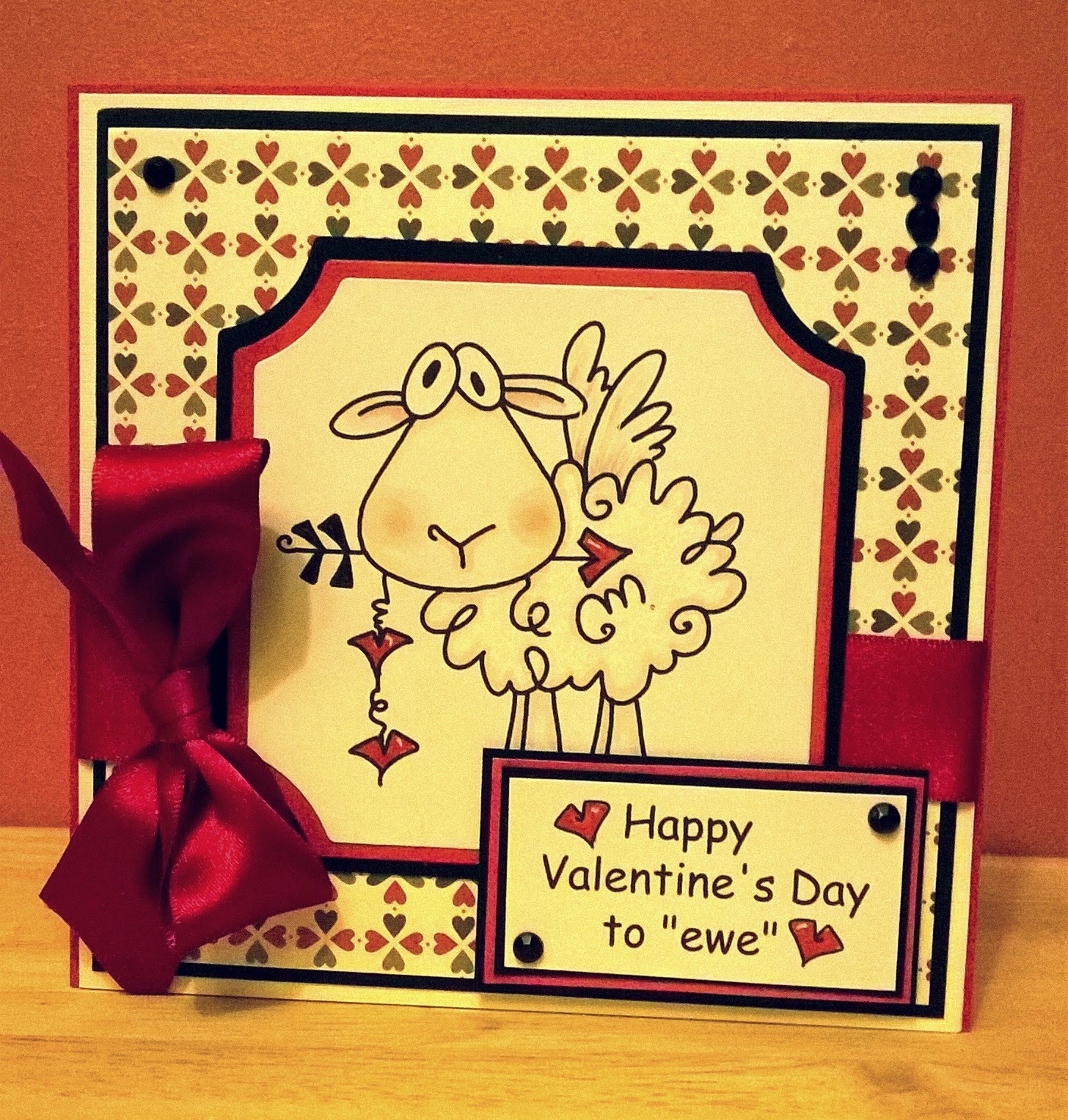 Aunty Sue's Craft Cavern: Love Ewe - Valentines /Love Challenge