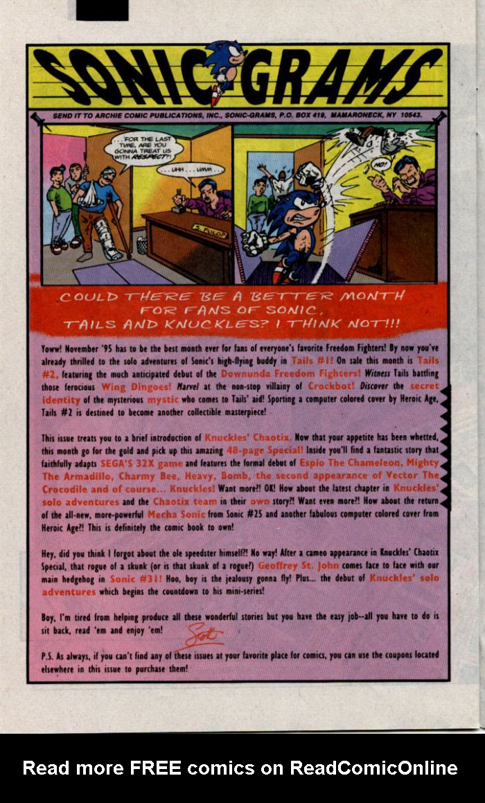Read online Sonic The Hedgehog comic - Issue #30 - 26