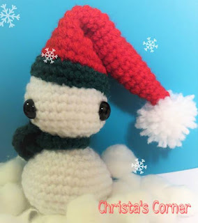 PATRON GRATIS  MUÑECO DE NIEVE AMIGURUMI 39496