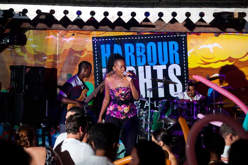 Food And Travel With Des Harbour Lights Barbados The Ultimate Beach Extravaganza