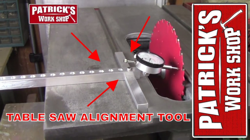 Jax Design Table saw fence and blade micro adjustment jig
