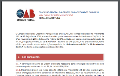 Exame de ordem oab fgv