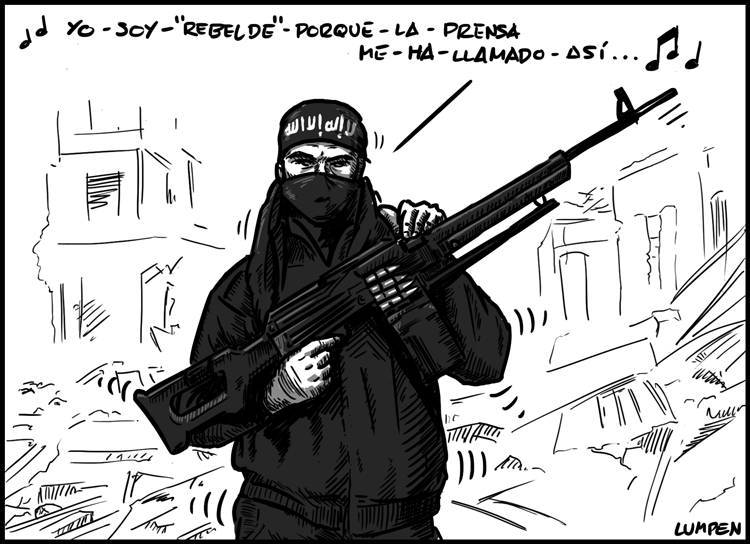 Terrorista sirio llamado rebelde