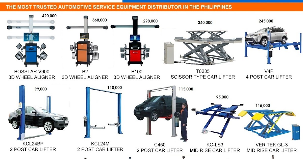 Price of Automotive Equipment in the Philippines Mechanic