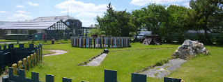 Crazy Golf course at Berryfields Holiday Park in Cornwall