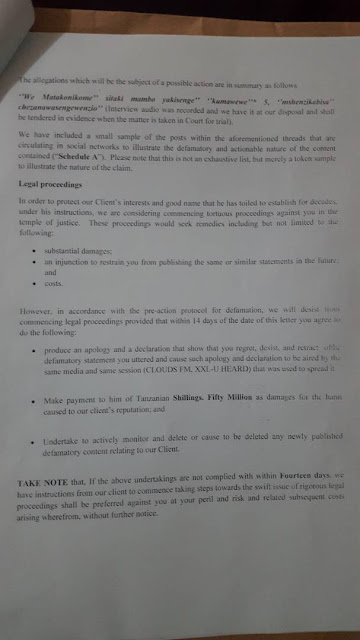 KIMENUKA: Diva atakiwa kumlipa Michael Lukindo Milioni 50 kwa kumdhalilisha IMG-20180422-WA0025