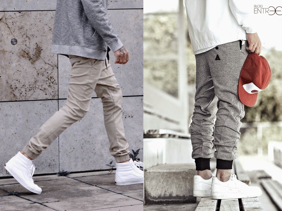 tenis branco look masculino