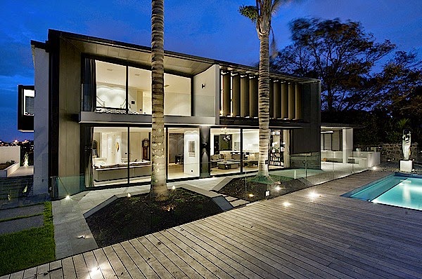 contoh desain rumah modern minimalis desain rumah mewah modern