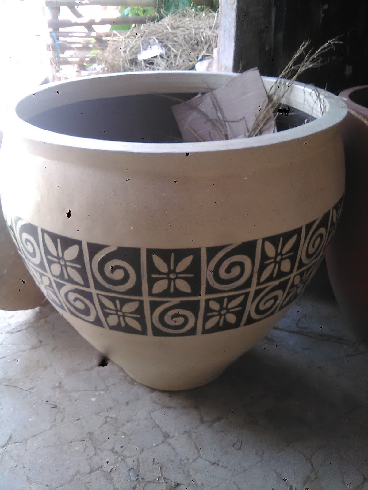  Pot  Besar  1 Meter Keramik Mulya Plered