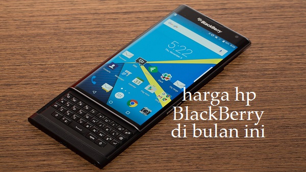 harga hp blackberry