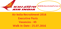 Air India Recruitment 2016 