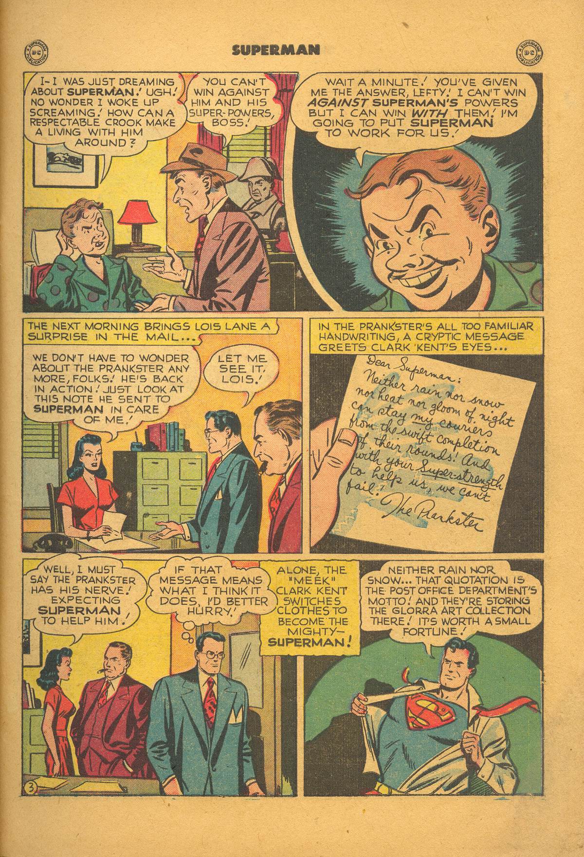 Read online Superman (1939) comic -  Issue #56 - 5