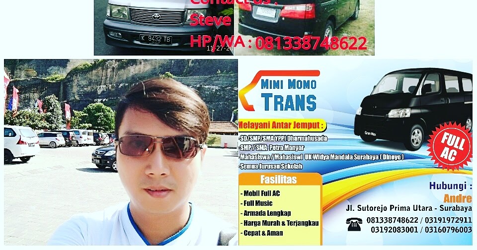 Jasa Transportasi Antar Jemput Area seluruh Surabaya