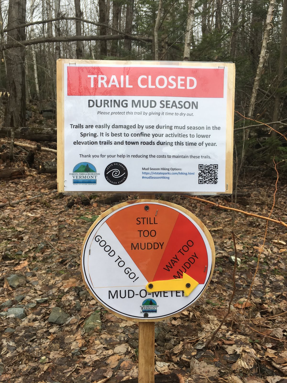 Mud Season is Here Help Protect Fragile Trail Environments