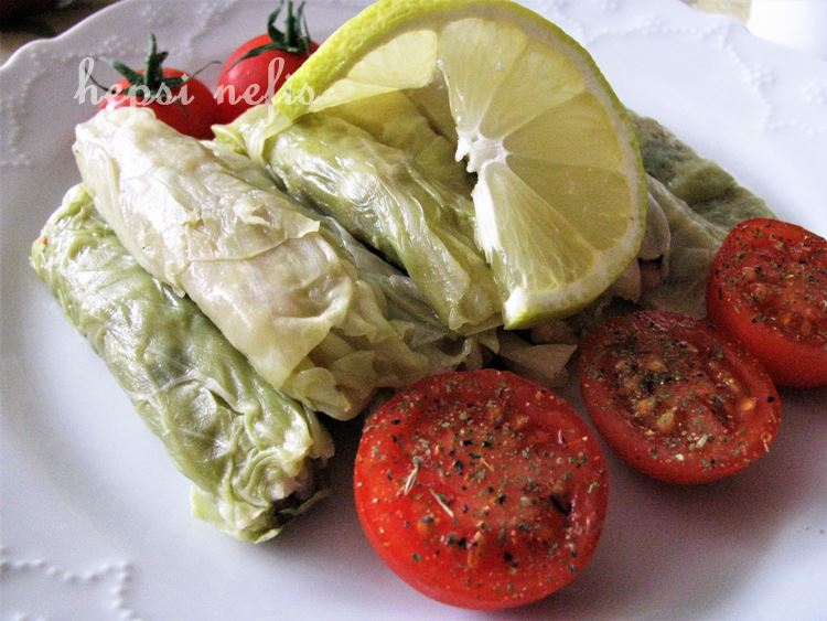 lahana sarması zeytinyağlı lahana sarması