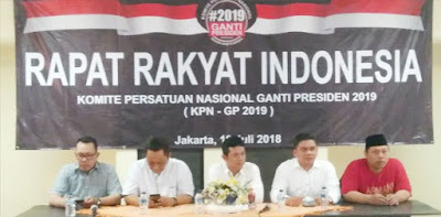 KPN-GP 2019, Mendukung Prabowo Subianto Maju Dalam Pilpres 2019