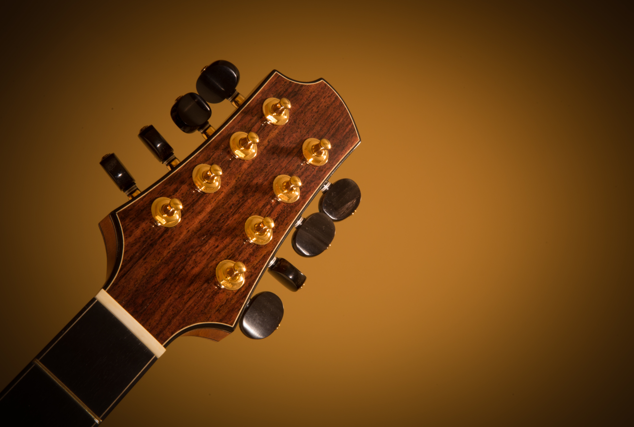 Wood With Strings Irish Bouzouki Nearing Completion