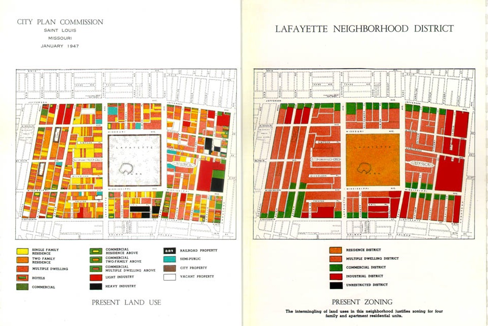 architectural ruminations Bartholomew's City Plan of 1947