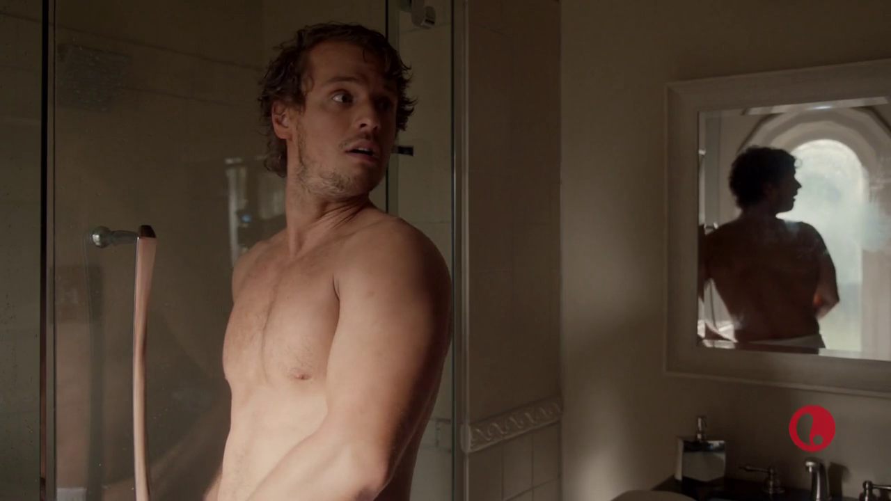 Freddie Stroma shirtless in 'UnReal' - S02E07.