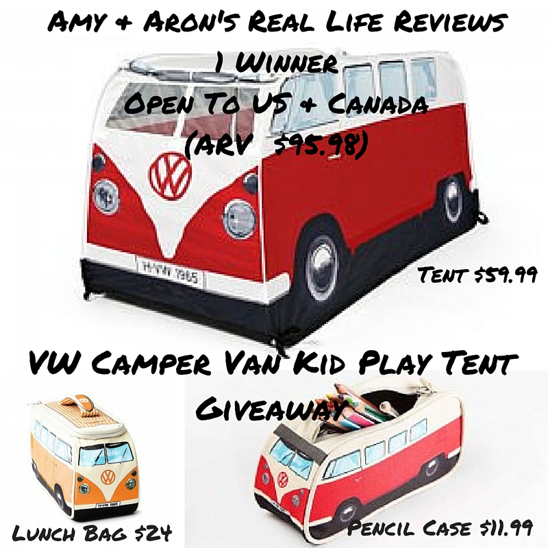 VW Camper Van Kid Play Tent Giveaway VDUBbus65 Amy & Aron's