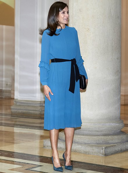 zara pleated jumpsuit dress with belt