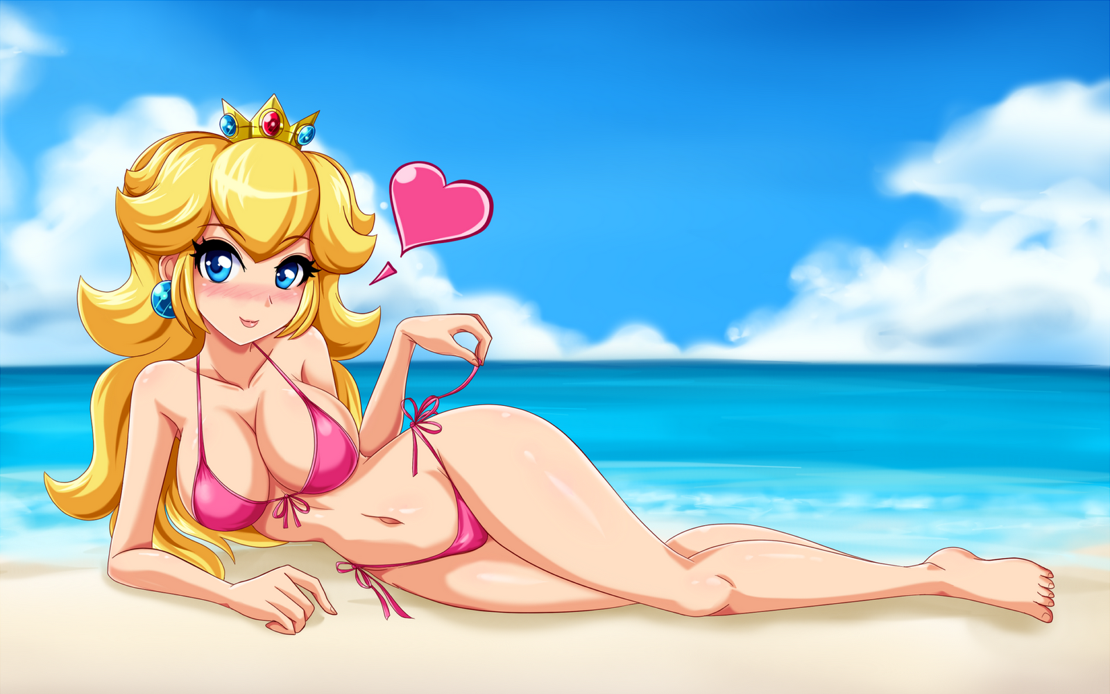 Hot Mario Brothers Peach Naked Images