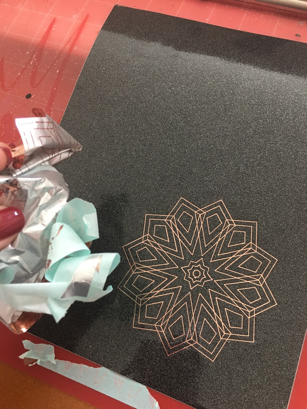 How to Foil on a Vinyl Decal with Silhouette and Foil Quill