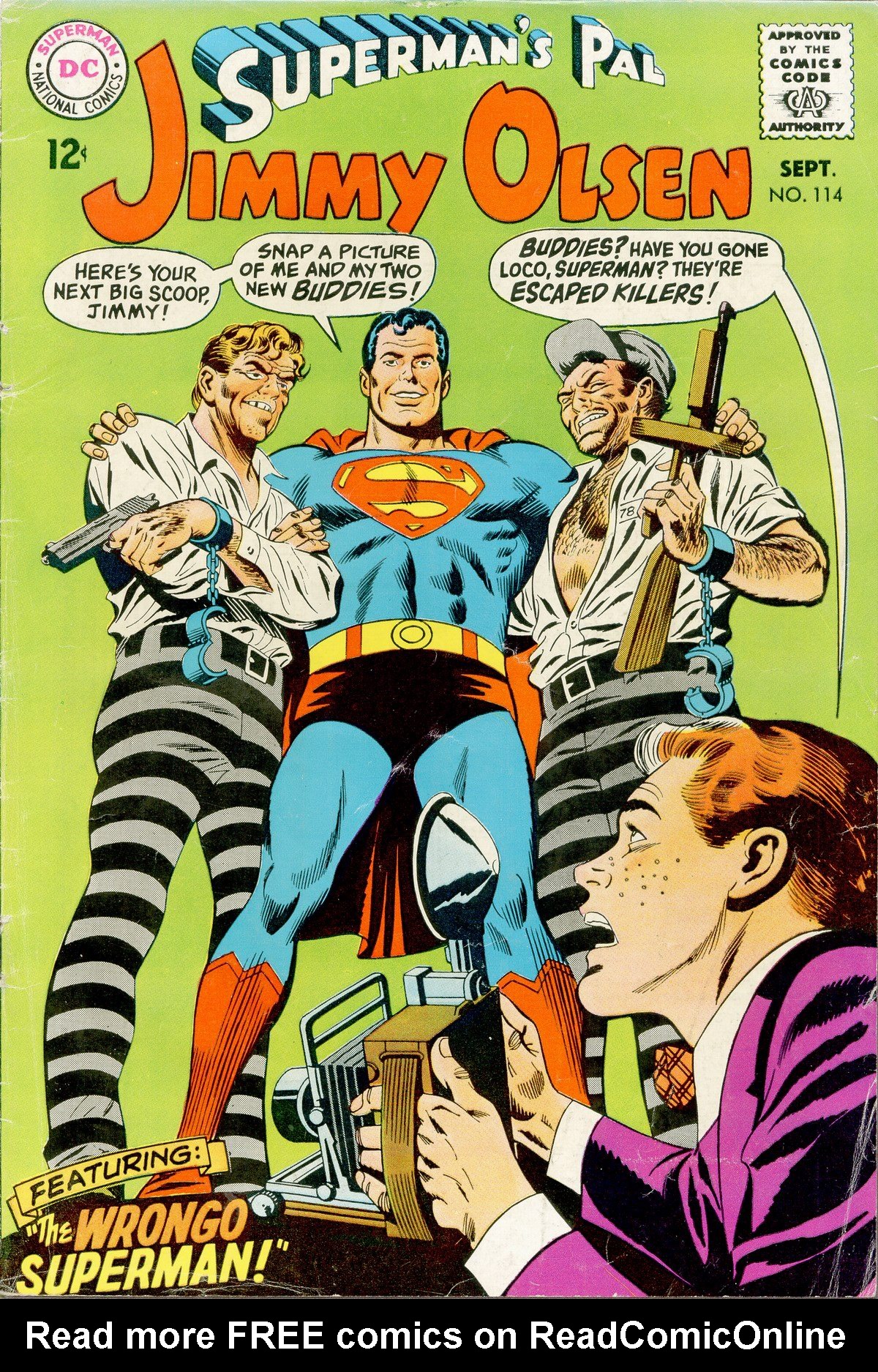 Read online Superman's Pal Jimmy Olsen comic -  Issue #114 - 1
