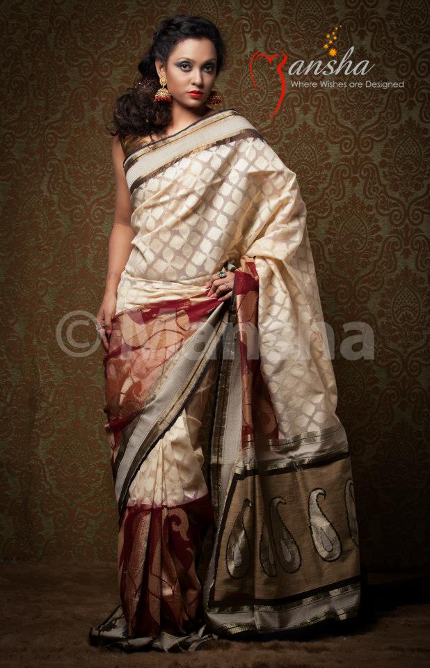 Bengali Models And Girls Wallpaper Mansha Sarees Eid And Puja Collection Bengali Latest Sarees