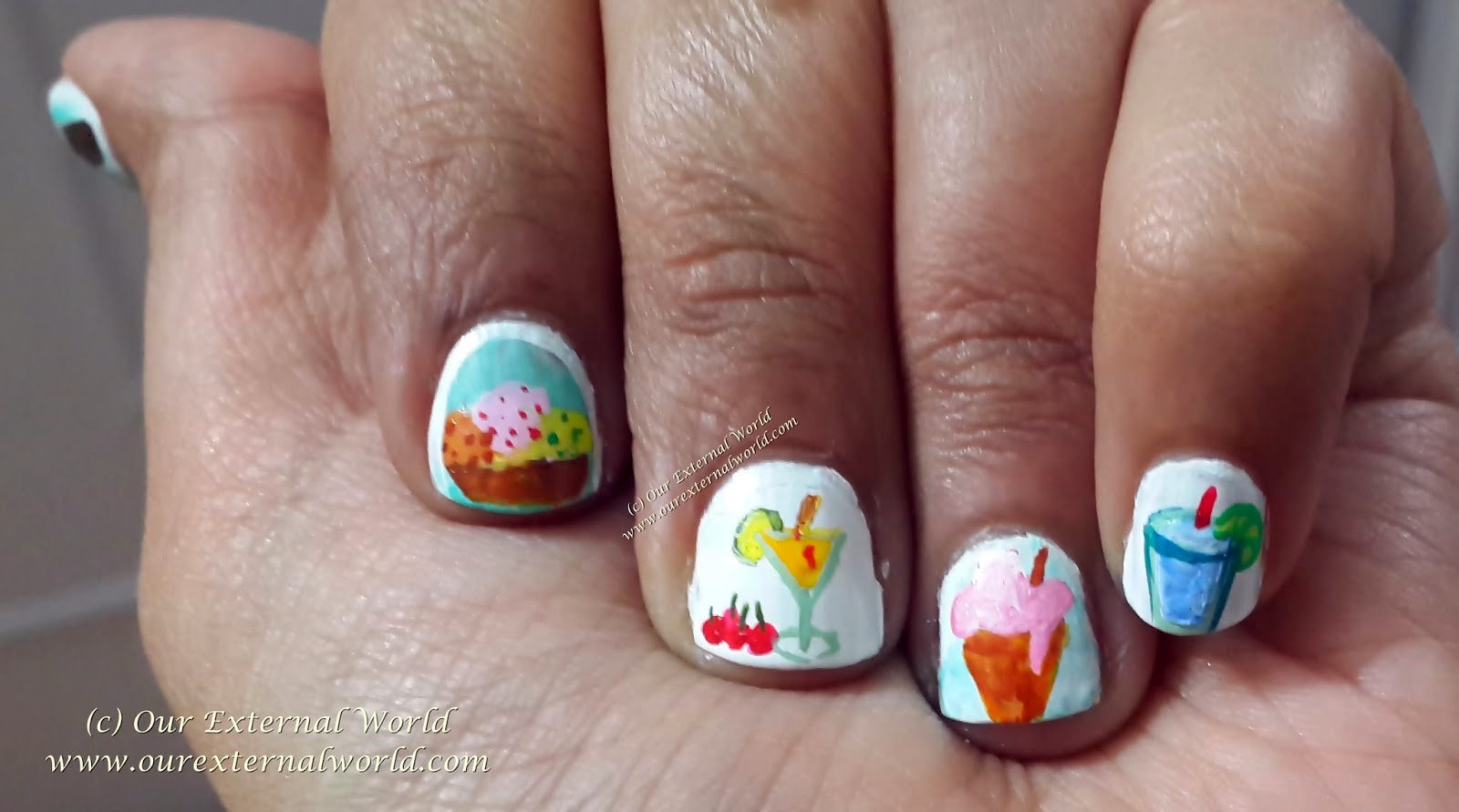 7. Ice Cream Nail Art for Kids - wide 11
