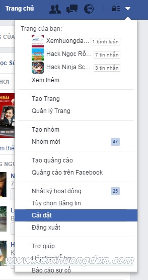 Cách tắt thông báo live stream trên facebook Cach tat thong bao live stream tren facebook