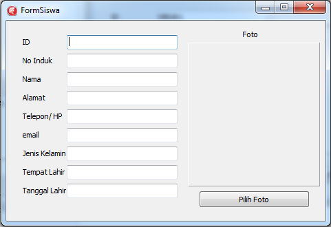 Catatan Harian Orang Teknik Membuat Database Siswa Beserta Foto Menggunakan Delphi Dan Database Access