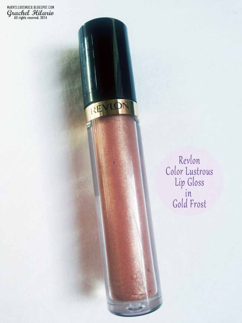 Revlon Color Lustrous Lip Gloss in Gold Frost