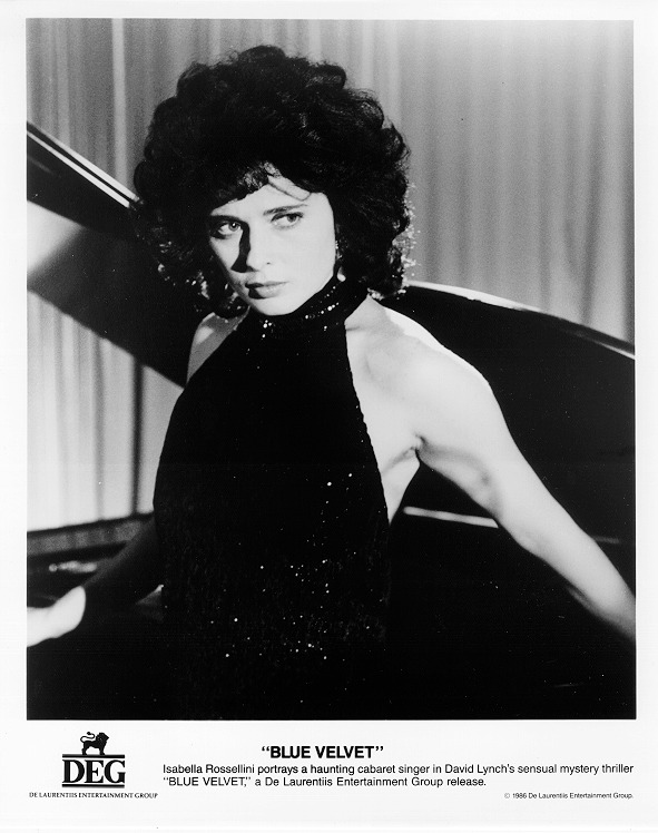 Celebrities, Movies and Games Retro Movie Isabella Rossellini Blue Velvet 1986