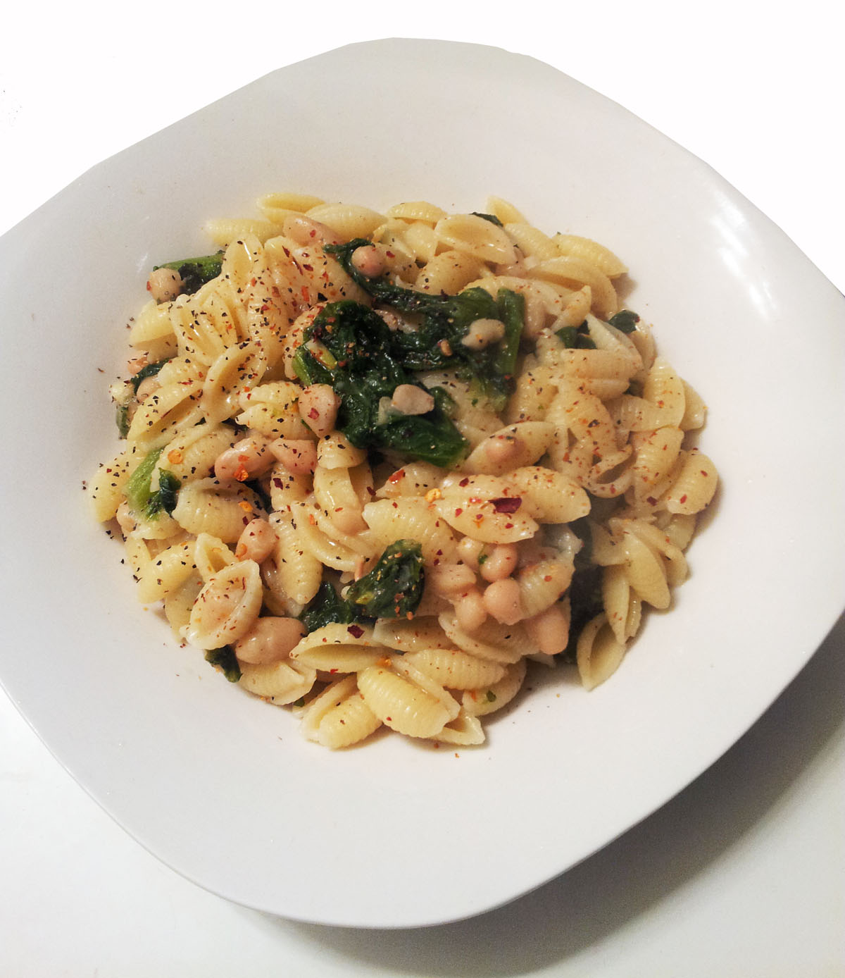 A Profound Hatred of Meat Cavatelli with Mustard Greens & Creamy White