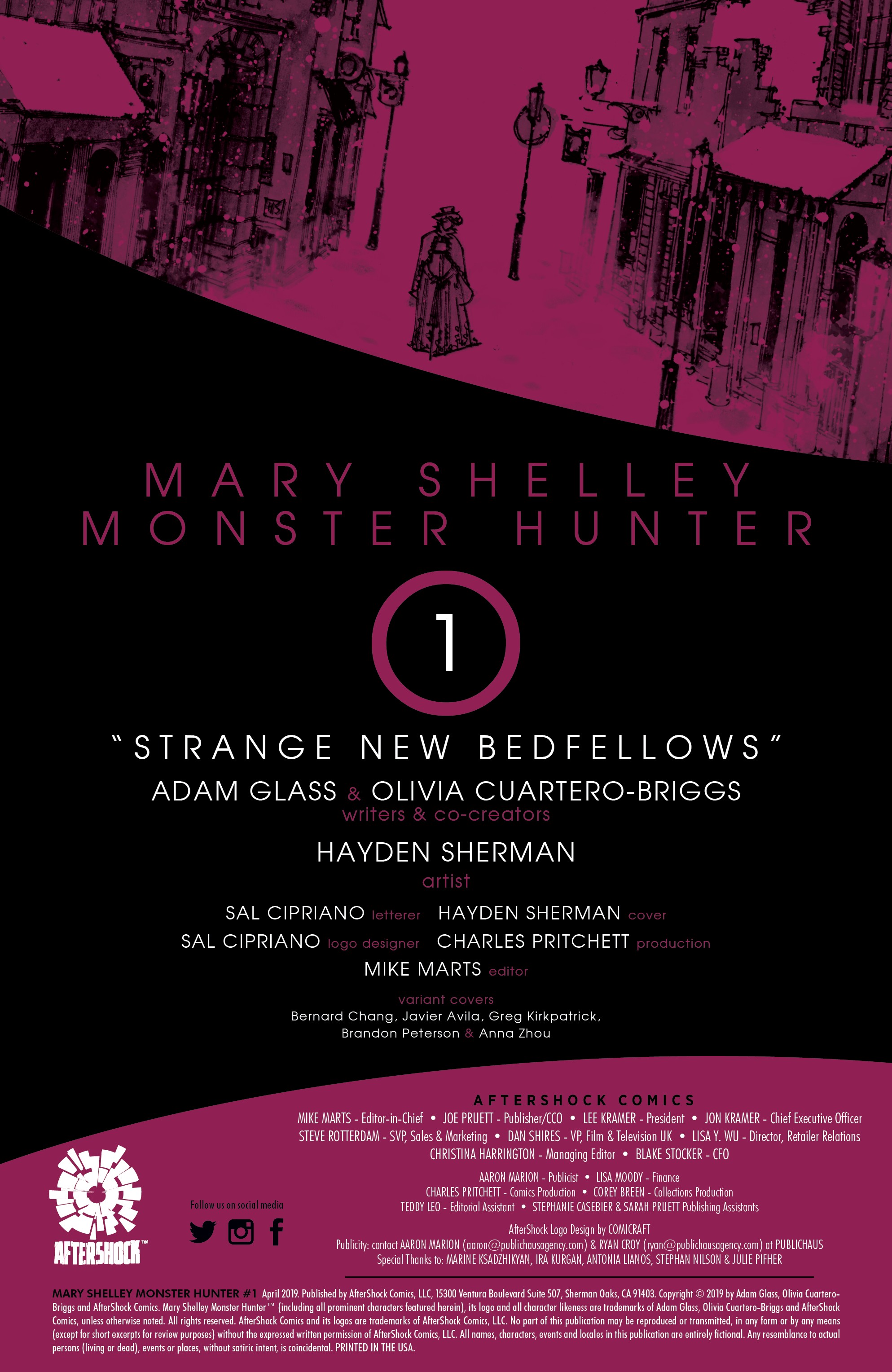Read online Mary Shelley Monster Hunter comic -  Issue #1 - 2