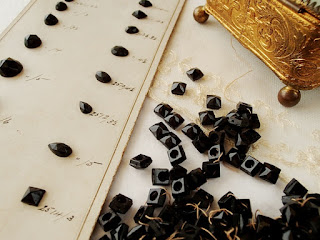 black jewelry from antique beads