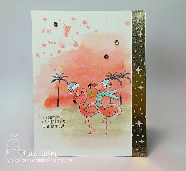 Newton's Nook Designs Festive Flamingos Set - Naki Rager